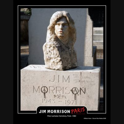 Jim Morrison Père Lachaise Cemetery, Paris (1982)