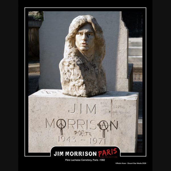 Jim Morrison Père Lachaise Cemetery, Paris (1982)