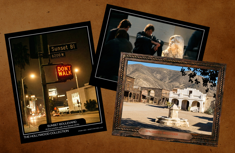 Lightning strikes in the desert