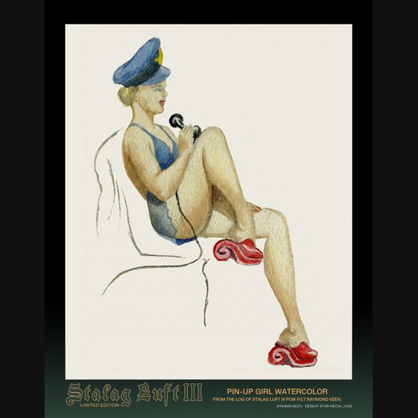 Pin-up Girl Watercolor